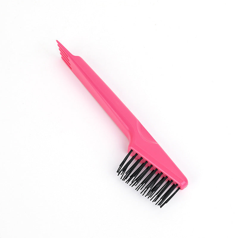 Large Curved Comb, Ribbed Hair Comb, Boar Bristle Curved Massage Comb, Nine-Row Comb, Styling Curling and Smoothing Comb, Cross-Border