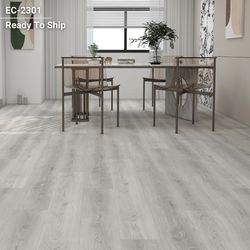 Commercial Grade with Glued on 5mm Waterproof Tile Gluedown Luxury Vinyl Plank Flooring Glue Down Lvp Lvt Flooring