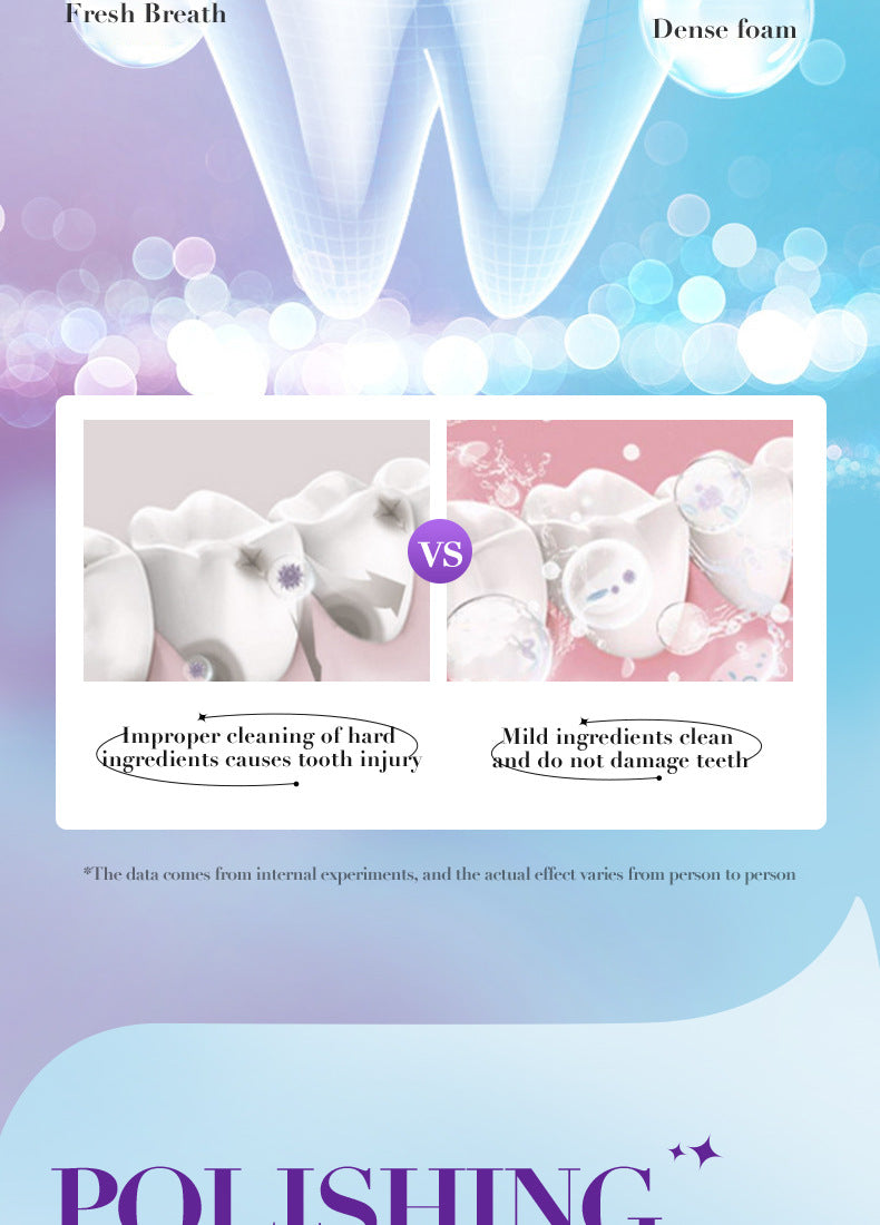 V34Toothpowder50g SADOER Whitening Deep Cleaning Whitening Teeth Cleaning Powder  Foreign Trade Wholesale