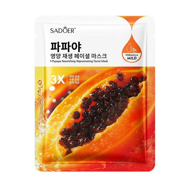 Fruit Moisturizing Hydrating Face Mask SADOER Moisturizing, rejuvenating, and brightening face mask  wholesale l