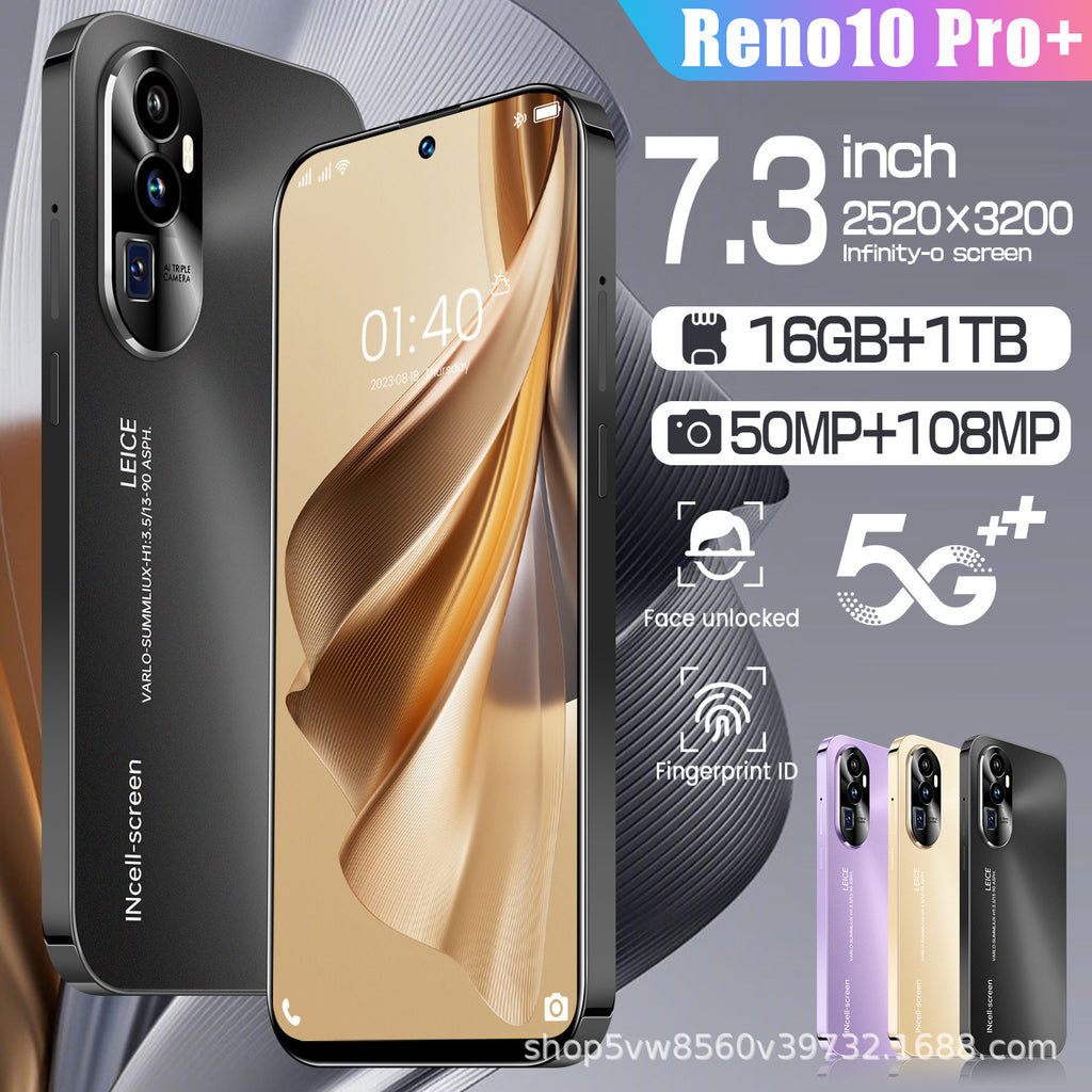New Hot-Selling Item Reno10 Pro Android Intelligence5G Mobile Phone16+1TB Source Factory Direct Sales
