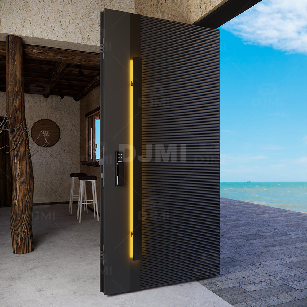 UK Style Portes Pour Maisons Modern Security Pivot Door Modern Exterior Expensive Doors for Houses Exterior Front Entry Doors