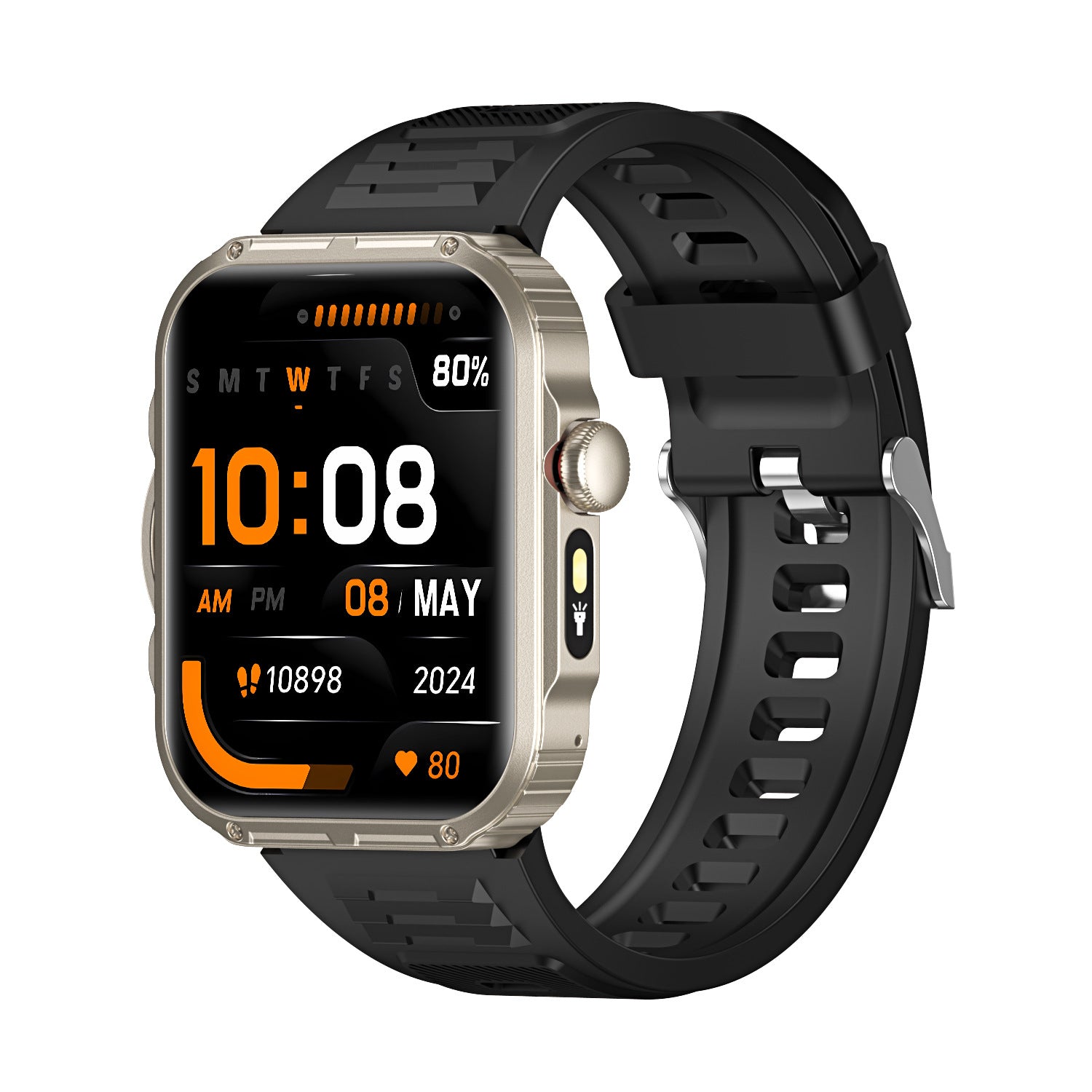 HDT11Ultra Smart Watch Bluetooth Call Music Healthy Sleep Flashlight Smart Bracelet