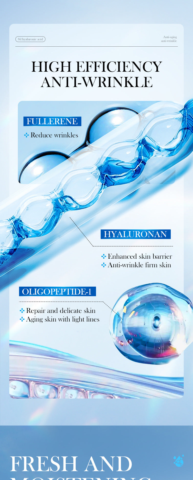 Cross-border Freeze-Dried Powder Combination Hydrating Moisturizing Skin Rejuvenation Nourishing Skin Freeze-Dried Powder Set Export Manufacturer Wholesale