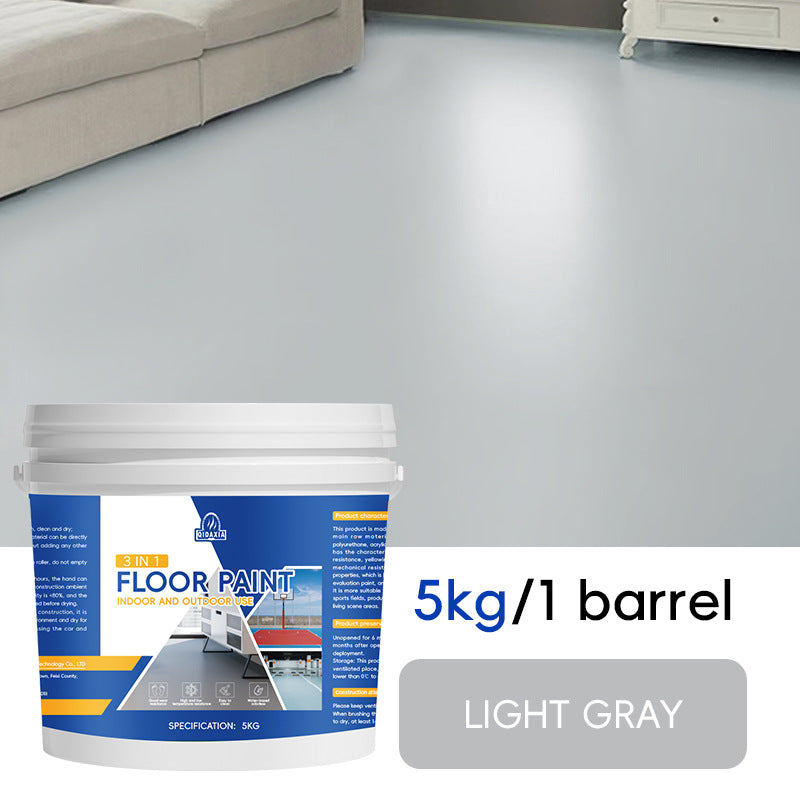 Home Floor Paint Three-in-One Epoxy Floor Paint Cement Floor Water-Based High Solid Wear-Resistant Resin Southeast Asia Environmental Protection