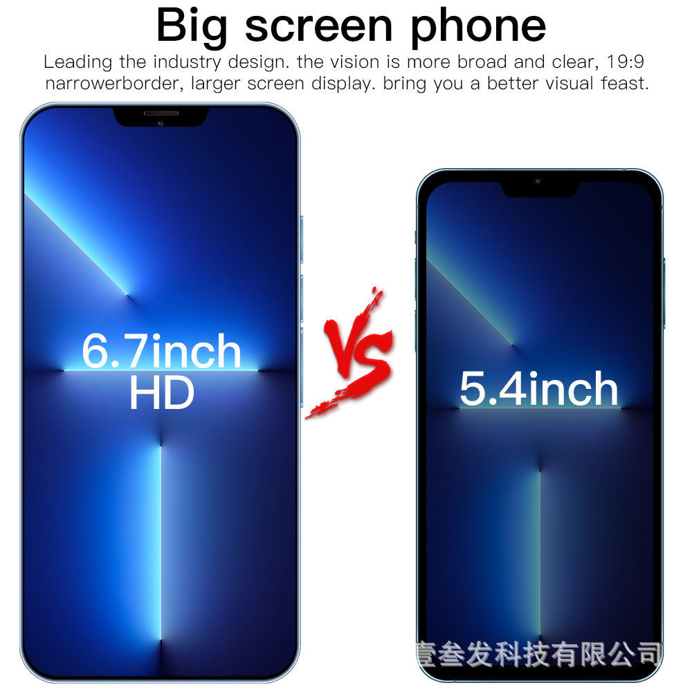 I15 Pro Max Popular2+16G 6.53Large Screen All-in-One Computer Factory5G New Mobile Phone