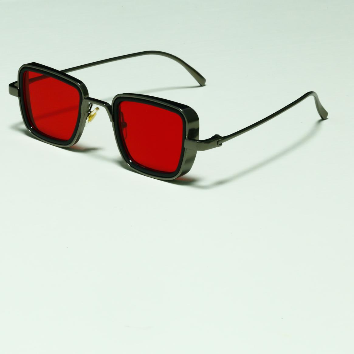KABIR SINGH Steampunk Small Square Frame Sunglasses for Men High-end Indian Sunglasses Men's Glasses