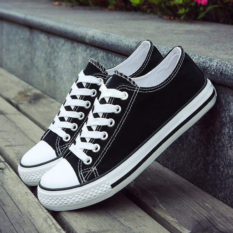 Canvas Shoes Men's Shoes Men's Style Shoes Trendy Versatile Breathable Student Sneakers Korean Version Summer Cloth Shoes Casual Shoes