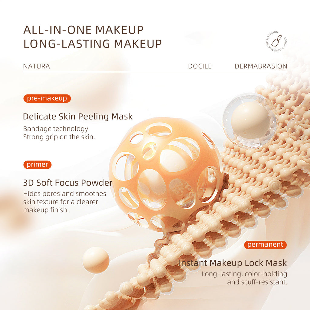 Double-ended Foundation Stick Foundation Concealer Oil Control Long-lasting Commuting Waterproof Sweatproof Non-cakey Foundation