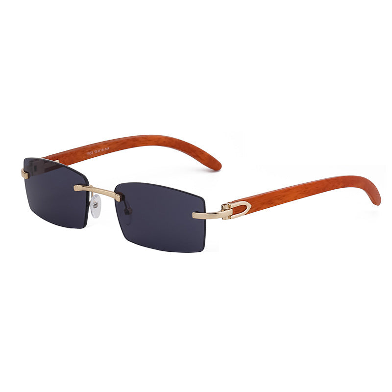 New Fashion Sunglasses for Men Ultra-Clear Frameless Sunglasses Ocean Lens Diamond Cut Edge Trendy Wholesale7533