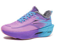 Burning3Professional Marathon TEAM Running Shoes Full Palm Carbon Plate Racing Mesh Breathable Shock Absorption Running Shoes Fei Ran2.5
