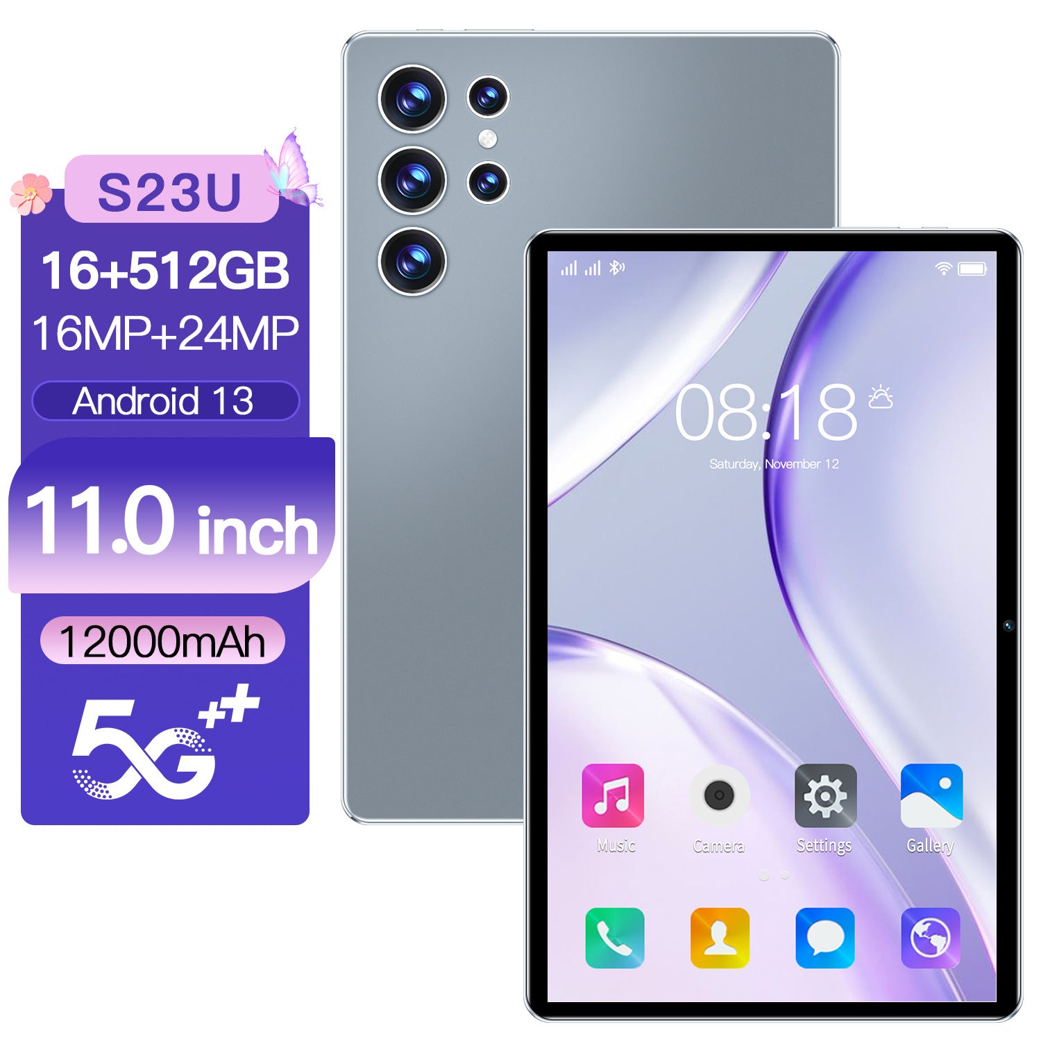 S23U Android Tablet16+512G Large Screen Eye Protection Tablet Manufacturer In Stock Wholesale(Popular)