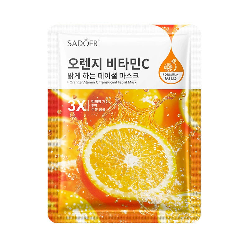 Fruit Moisturizing Hydrating Face Mask SADOER Moisturizing, rejuvenating, and brightening face mask  wholesale l