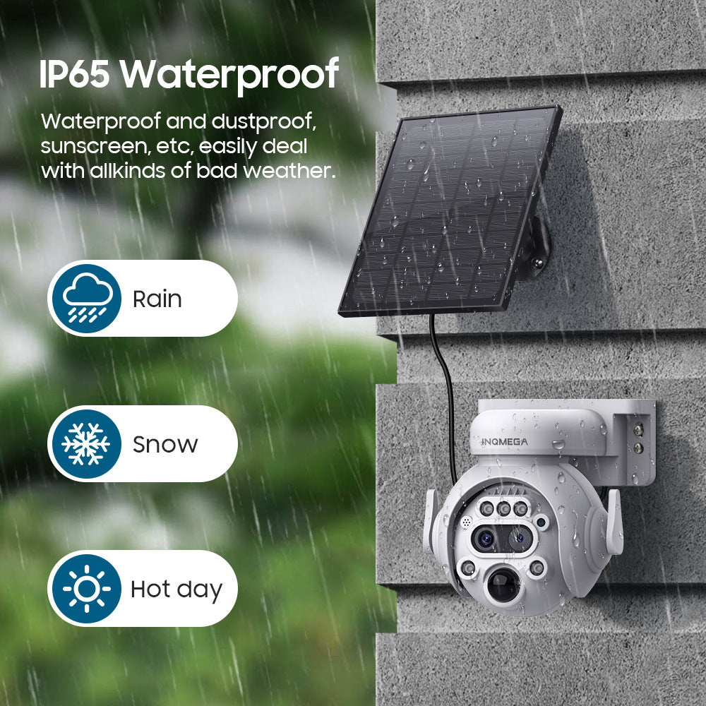 4G Solar Camera Camera6MP High Definition Full Color Camera122x Zoom Outdoor Surveillance Dome Camera