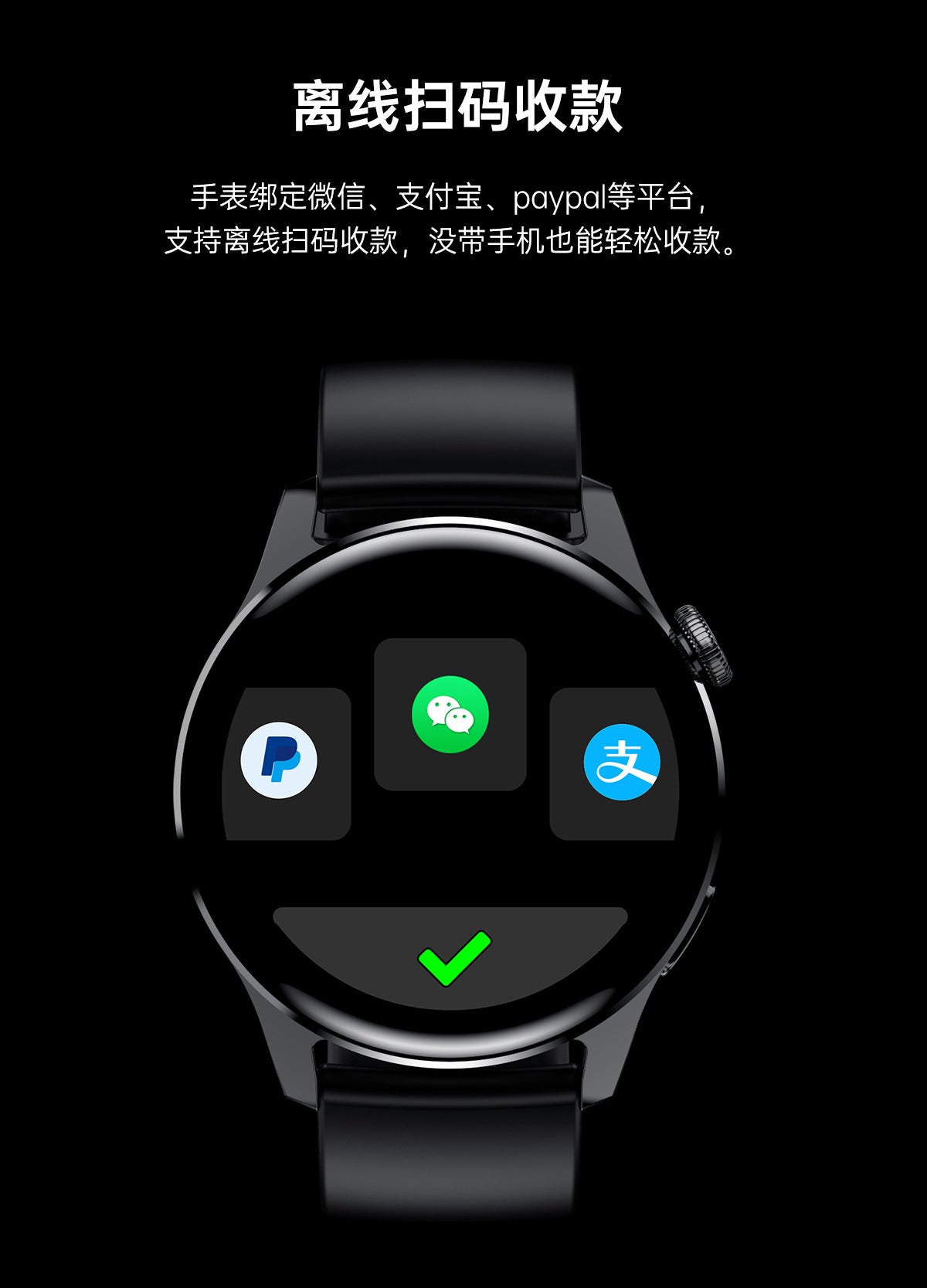 Smart Watch NFC Alipay offline payment blood pressure blood oxygen heart rate watchpro Smart Watch