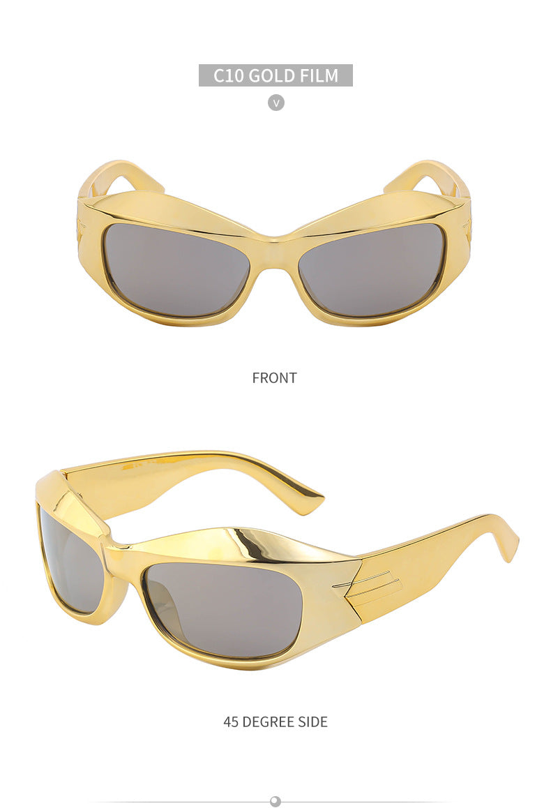 Steampunk Style Y2K Sunglasses for Men Cycling Sports Sunglasses for Women Wholesale