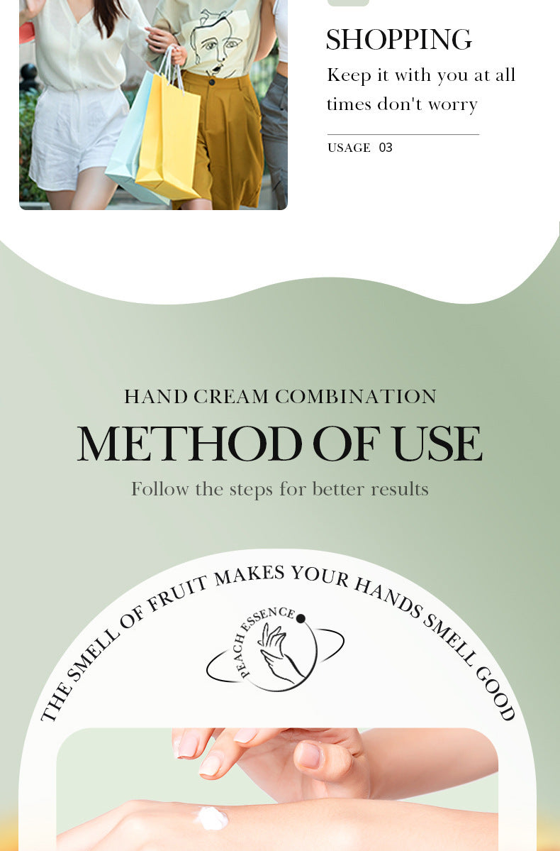 SADOER Fruit Combination Moisturizing Hand Cream Hydrating Autumn and Winter Hand Cream  Foreign Trade Wholesale
