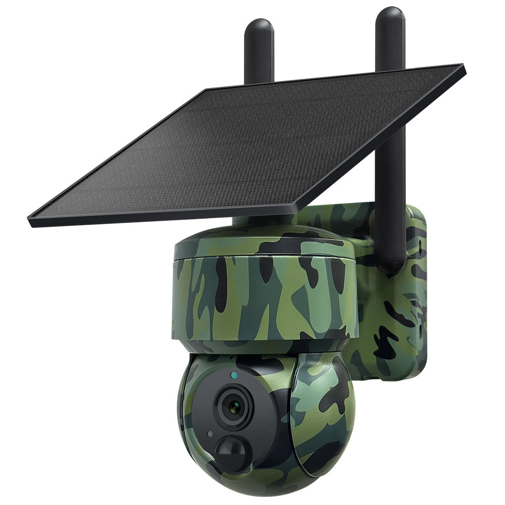 Low Power Consumption4G Animal Testing GPS Positioning Monitoring Dome Camera Outdoor HD Night Vision Solar Camera