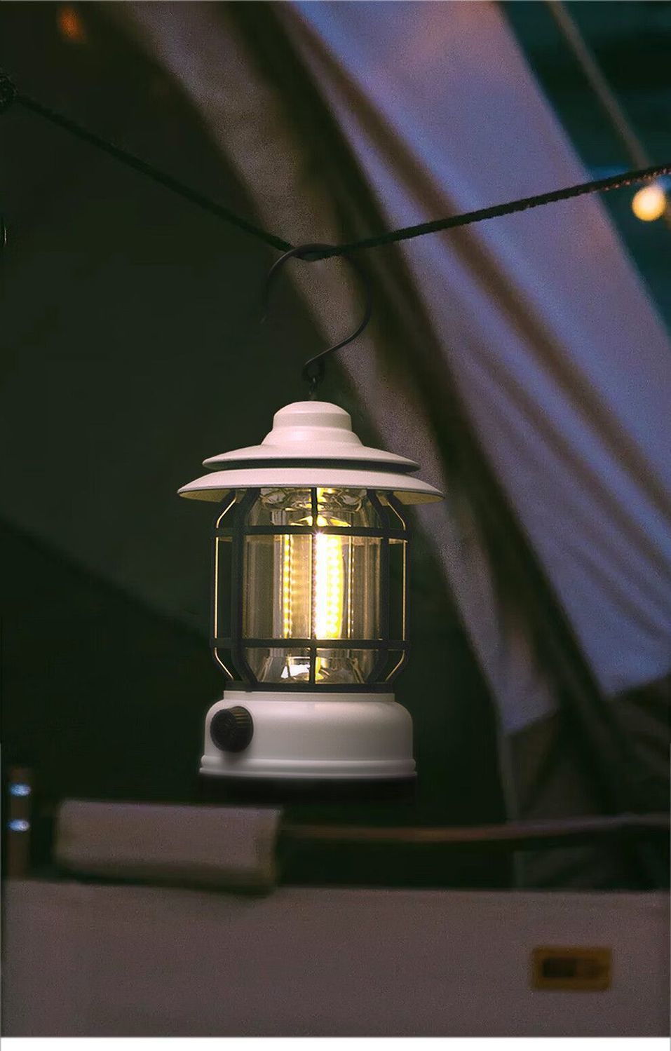 Retro Camping Lantern Outdoor Camping Light Household Emergency Tent Light Lantern Outdoor Light Multi-Functional Camping Light
