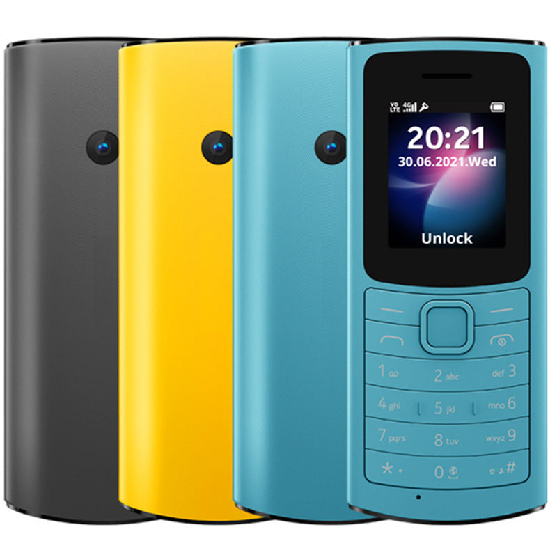 Mobile Phone 110 2021 Non-Intelligent2G Dual SIM Phone Wholesale of Straight Button Elderly Phones