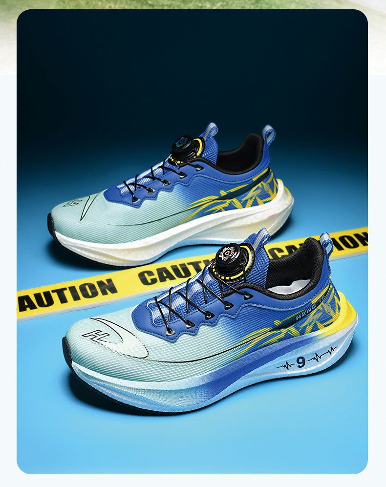 Red Rabbit9pro Racing Carbon Plate Running Shoes Breathable Mesh Sports Training Shock Absorption for Older Children and Adults Non-Slip Athletic Shoes