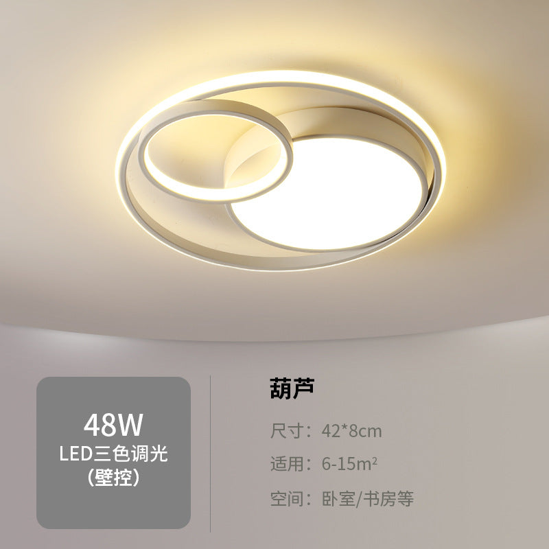 Simple Round Bedroom Light LED Ceiling Lamp Modern Home Warm Restaurant Nordic Creative Personality Room Lighting