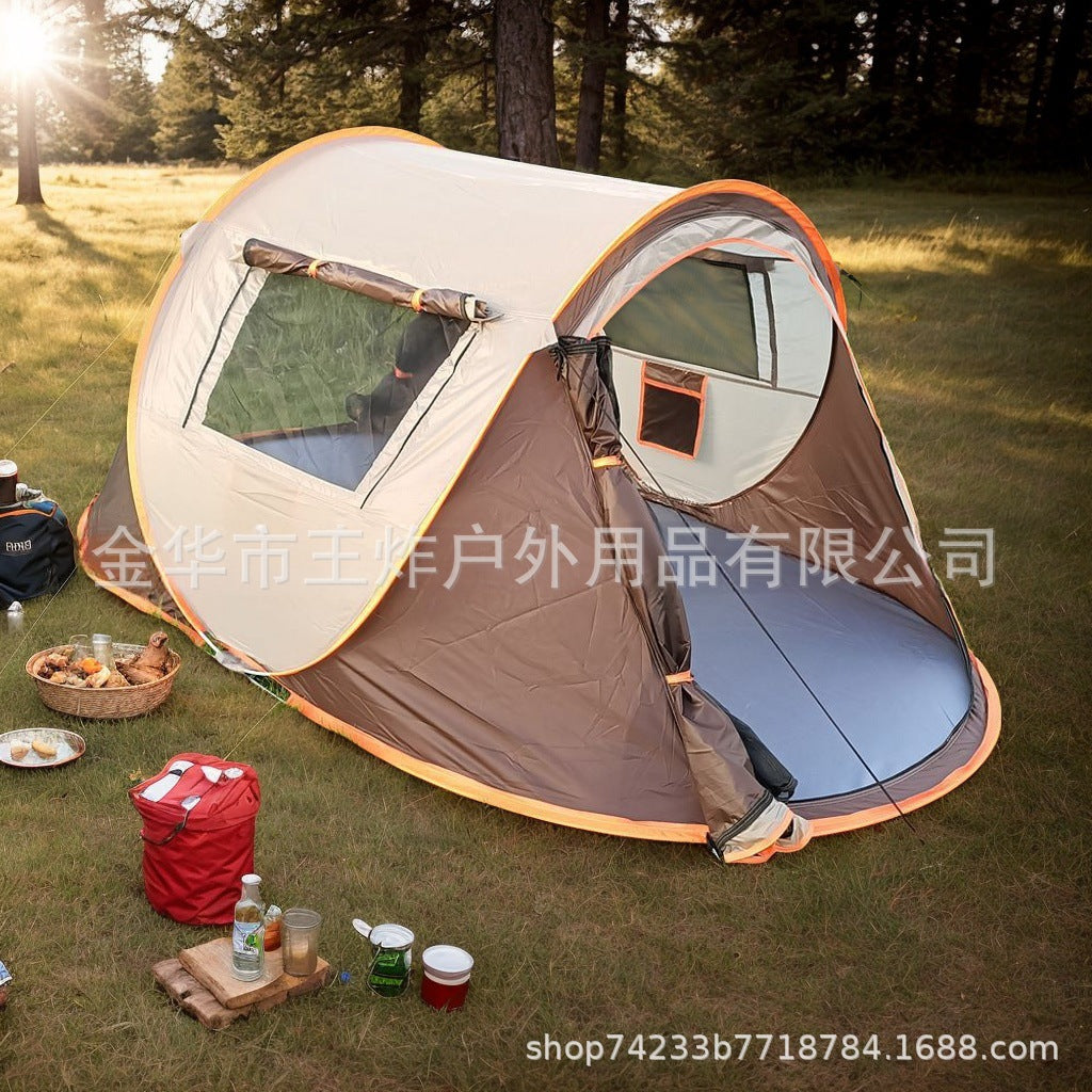 Automatic Hand Throw Quick Open Tent Indoor Children's Tent Camping Windproof Rainproof Sunproof Tent