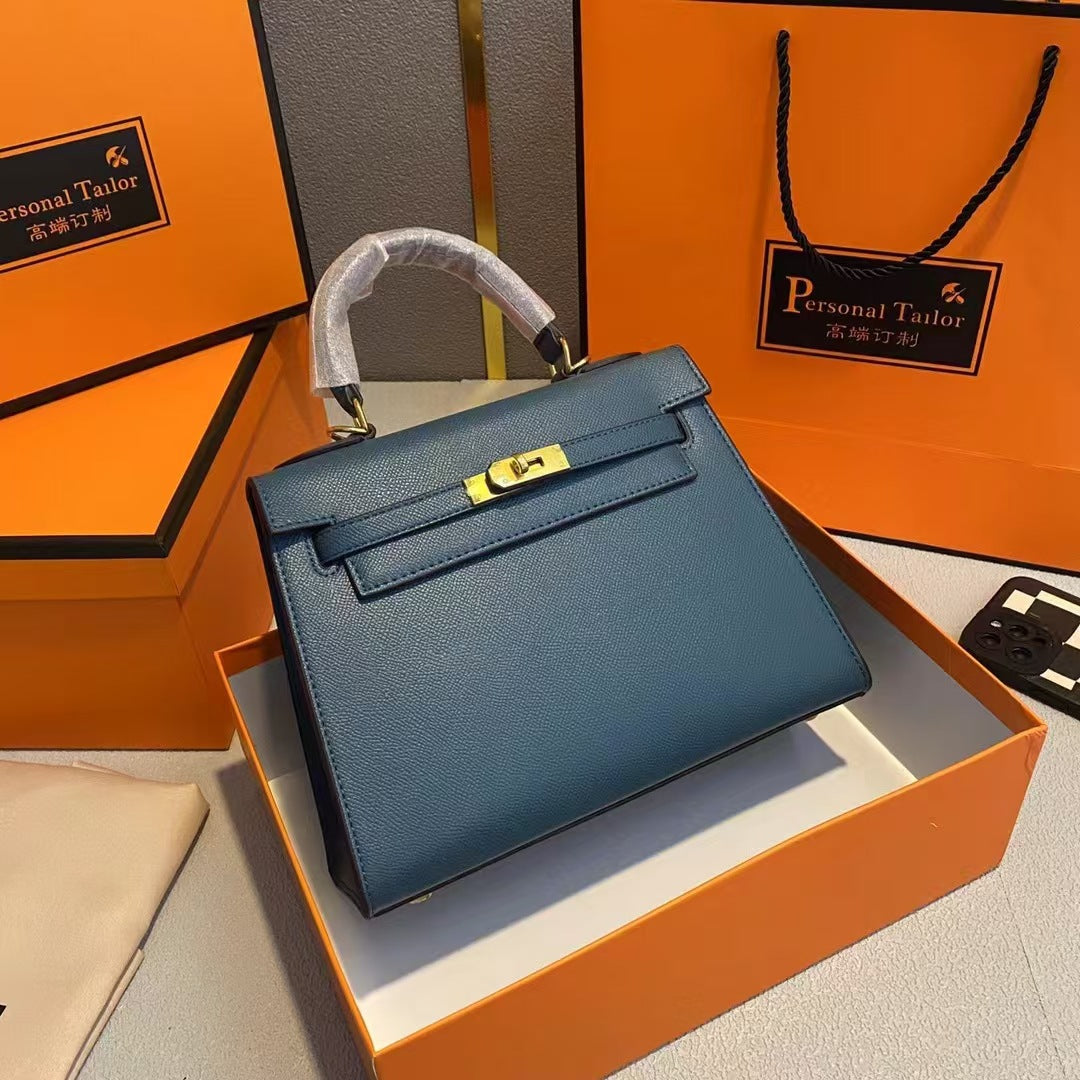 Hot Sale New Fashion Handbag for Women Platinum Kelly Bag Women's Shoulder Crossbody Bag Versatile Trendy Handbag