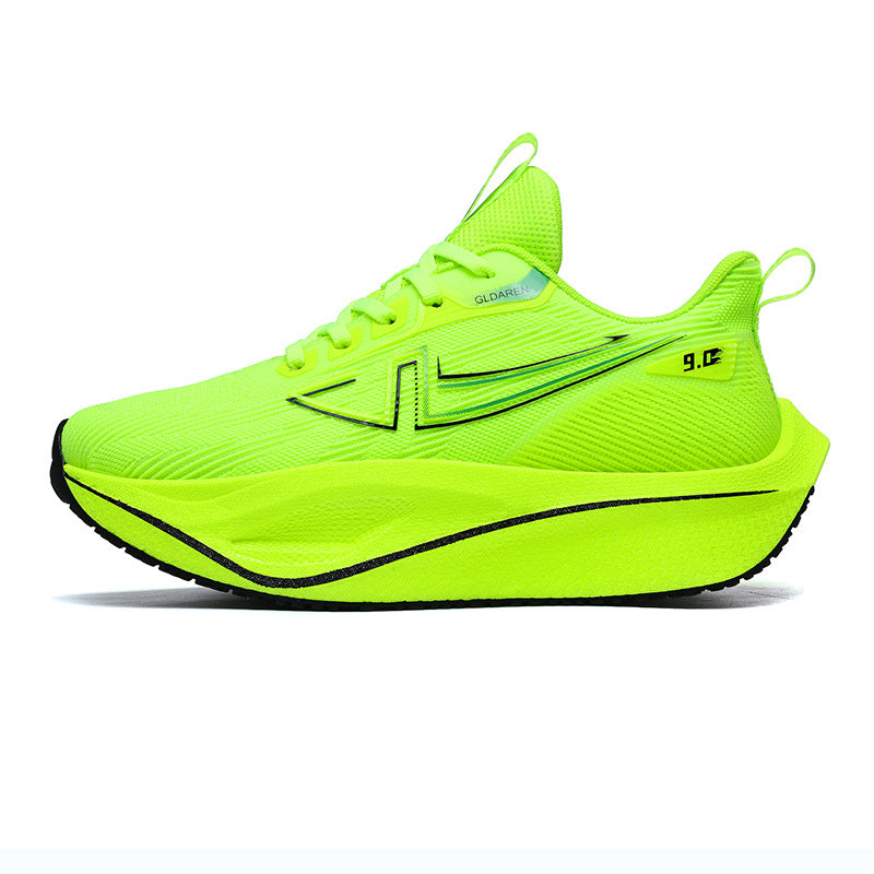 Mesh Men's Shoes New Thick-Soled Breathable Trendy Running Shoes Lightweight Shock-Absorbing Non-Slip Running Travel Shoes Casual Sports Shoes