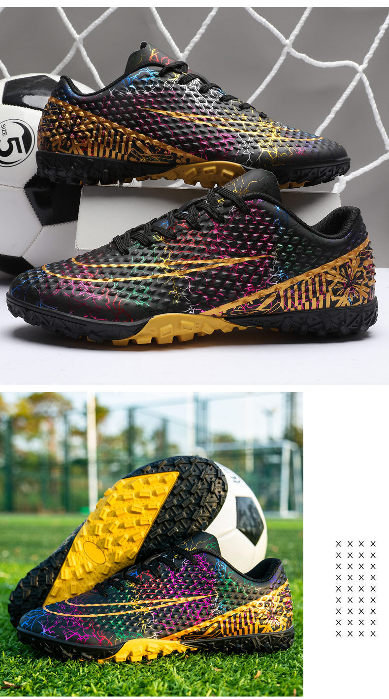 New professional football shoes for men and women AG Spike TF Broken Nail Youth Student Grassland Competition Training Shoes