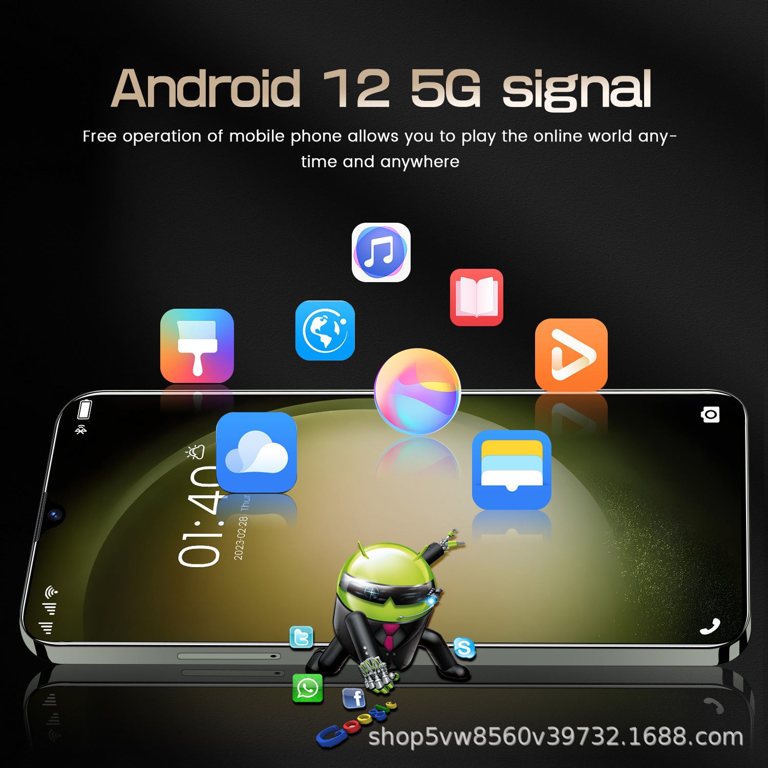S23+Ultra Specially designed for mobile phones7.3Large Screen HD16+1T Large Memory Mobile Phone Source Factory