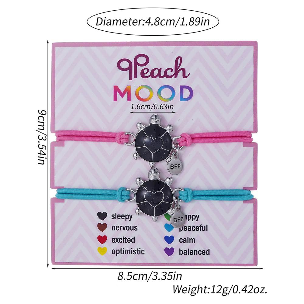 Elastic Cord Friendship Bracelet Temperature-Sensitive Color-Changing Bracelet High-End Design Dinosaur Turtle Cartoon Pattern Children's Bracelet