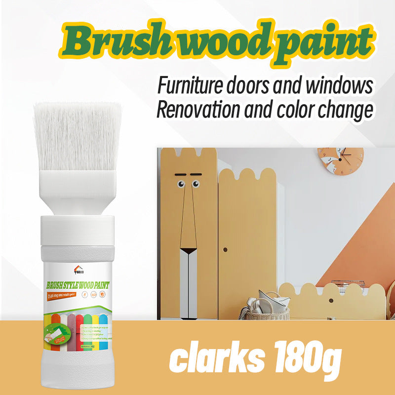 Wooden Brush Paint Solid Wood Cabinet Table Chair Water-Based Coating Door Window Furniture Renovation Color Change Latex Paint Oil Paint