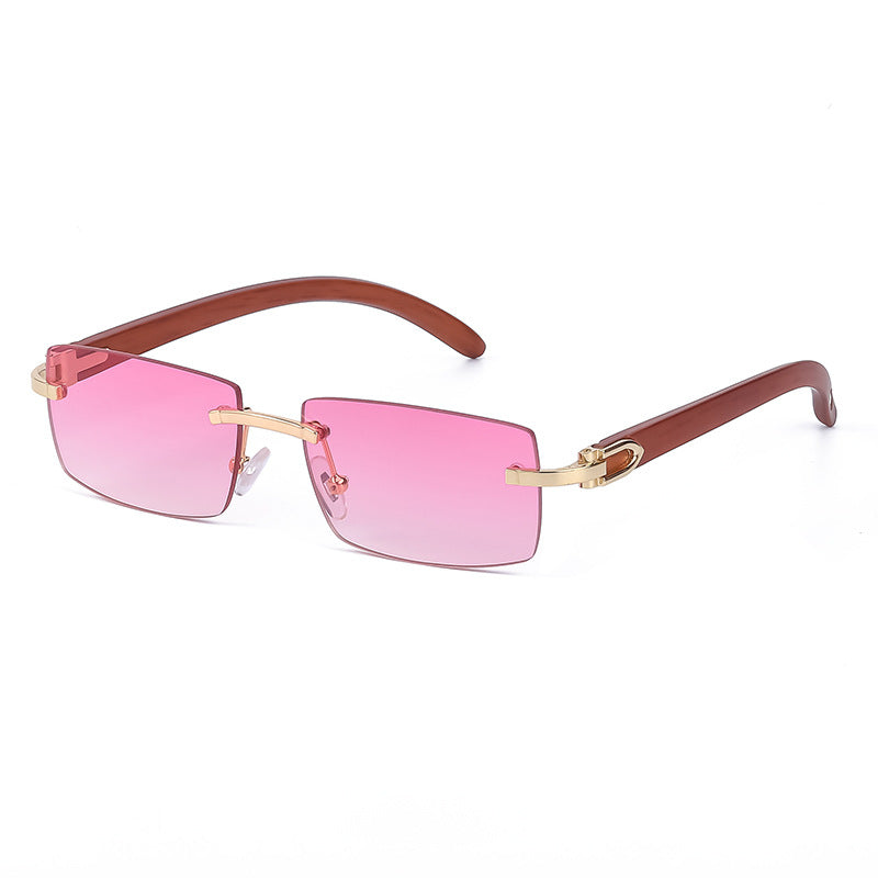 New Fashion Sunglasses for Men Ultra-Clear Frameless Sunglasses Ocean Lens Diamond Cut Edge Trendy Wholesale7533