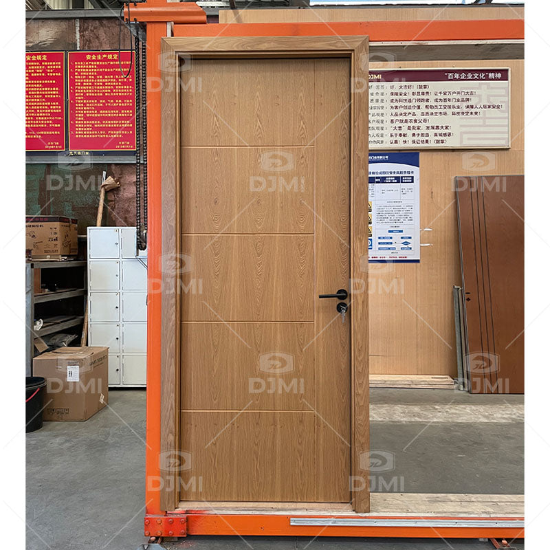 DJMI High Quality Inside Internal Door Fire Rated Hotel Room Customized Design Modern Interior Fireproof Wooden Door