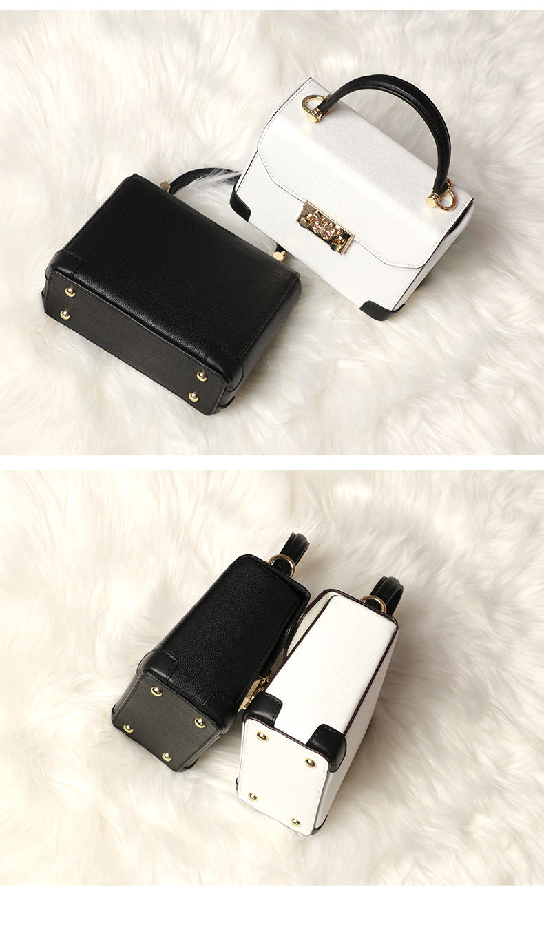 2024New Women's Small Square Bag Fashion Simple Shoulder Crossbody Bag Chain Bag Direct from Manufacturer
