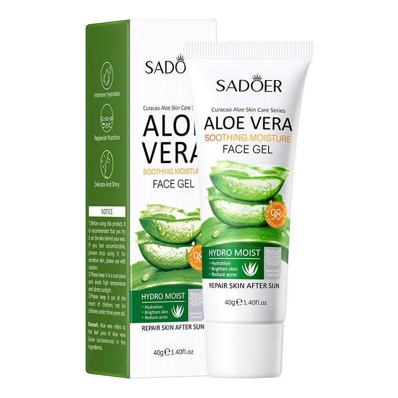 Aloe Vera Gel Aloe Vera Gel300g Large Capacity Hydrating Moisturizing Nourishing Cross-Border Foreign Trade Live Wholesale