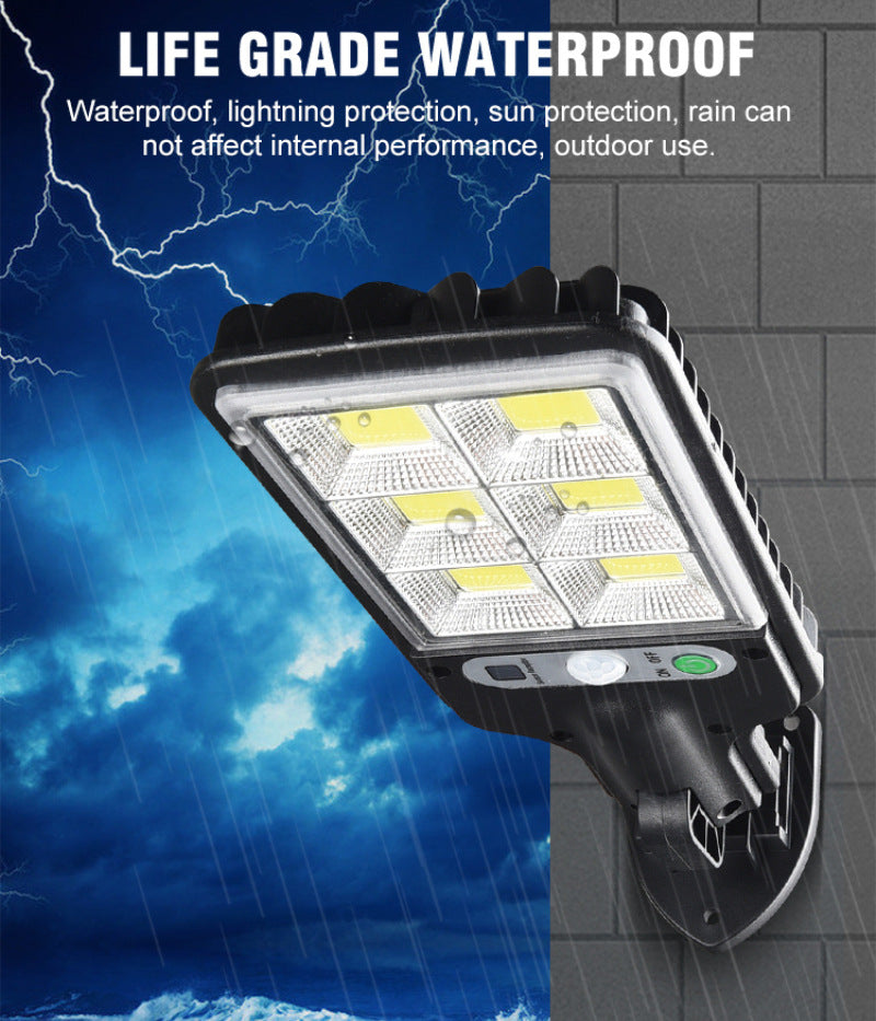 New Outdoor Solar Street Light Waterproof Sensor Garden Light Rotatable Stand Garden Light Wall Light New Rural Area