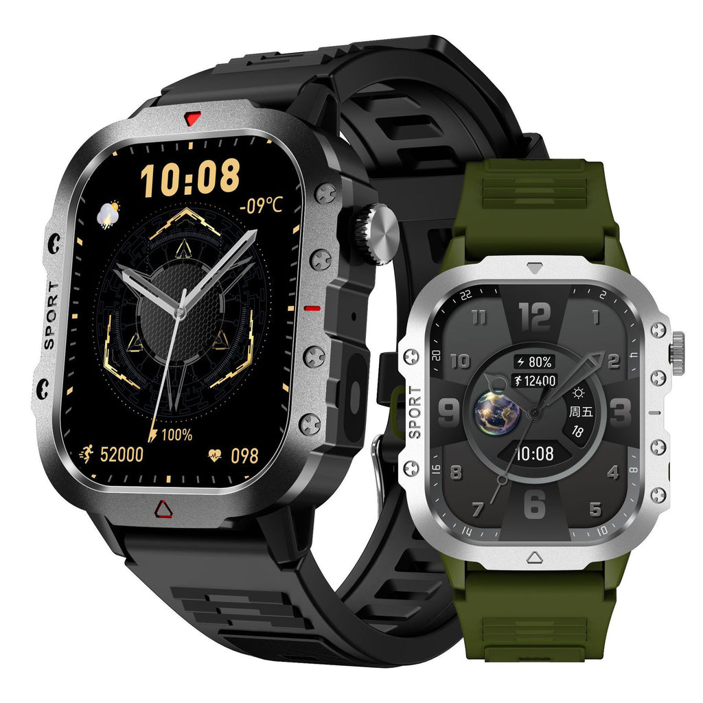 H11Smart Watch2.01inch Bluetooth Call Heart Rate Blood Sugar Smart Island Message Reminder Three-Proof Sports