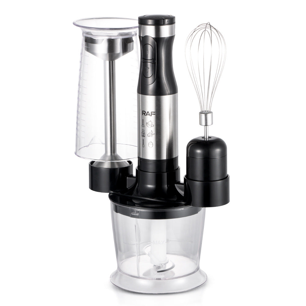 RAF European Standard Multi-Functional 4-in-1 Cooking Stick Baby Food Electric Stirring Stick Cooking Machine Juicing and Cutting Vegetables