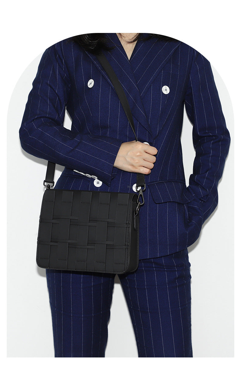 Spring and Autumn New Trendy Fashion Korean Style Small Square Bag Personality Stylish Simple Shoulder Bag Niche Design Crossbody Women's Bag