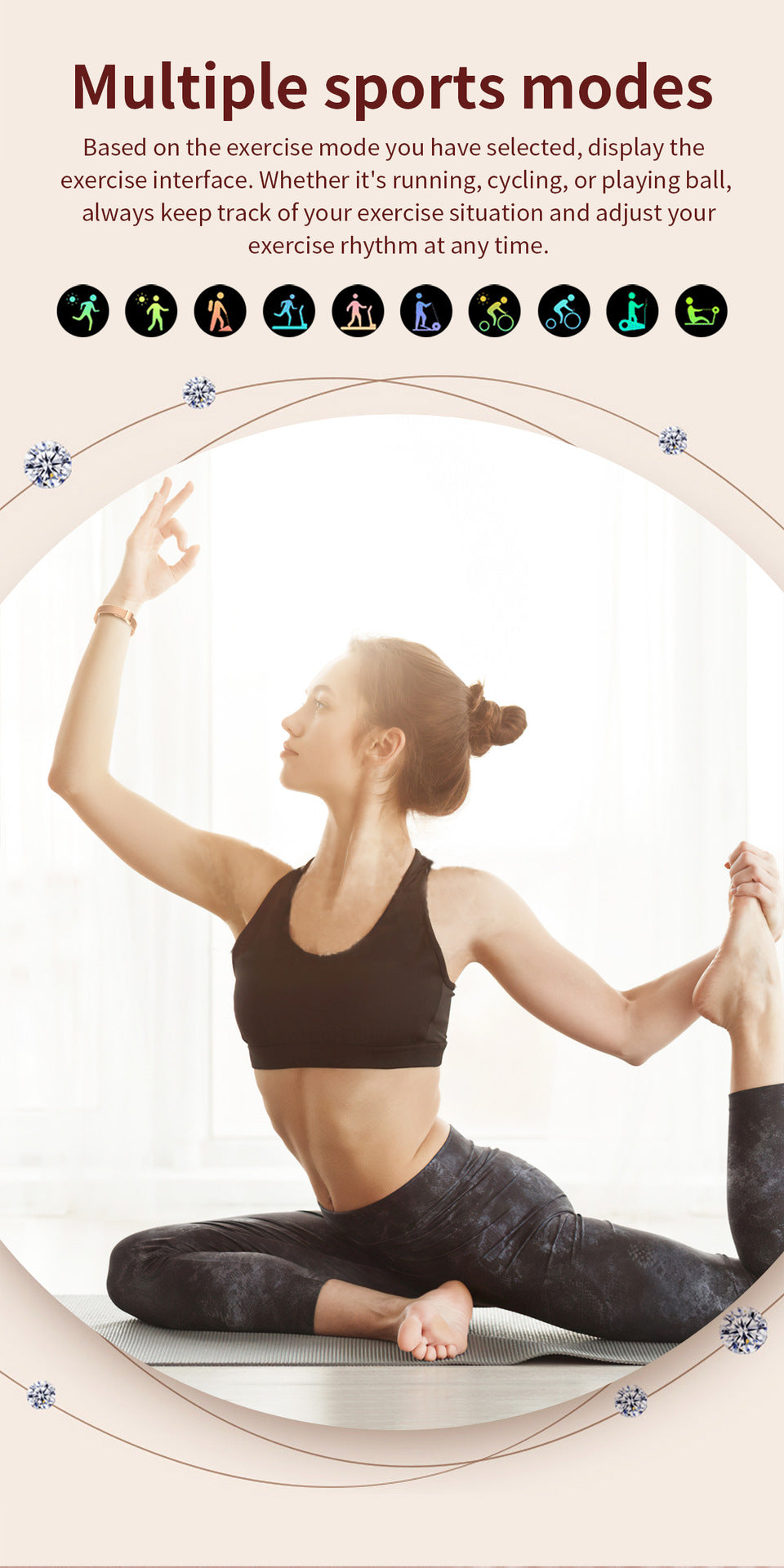 Y35Smart Watch1.27inch Bluetooth Call Heart Rate Pedometer Sleep Monitoring Deep Waterproof Sports Watch