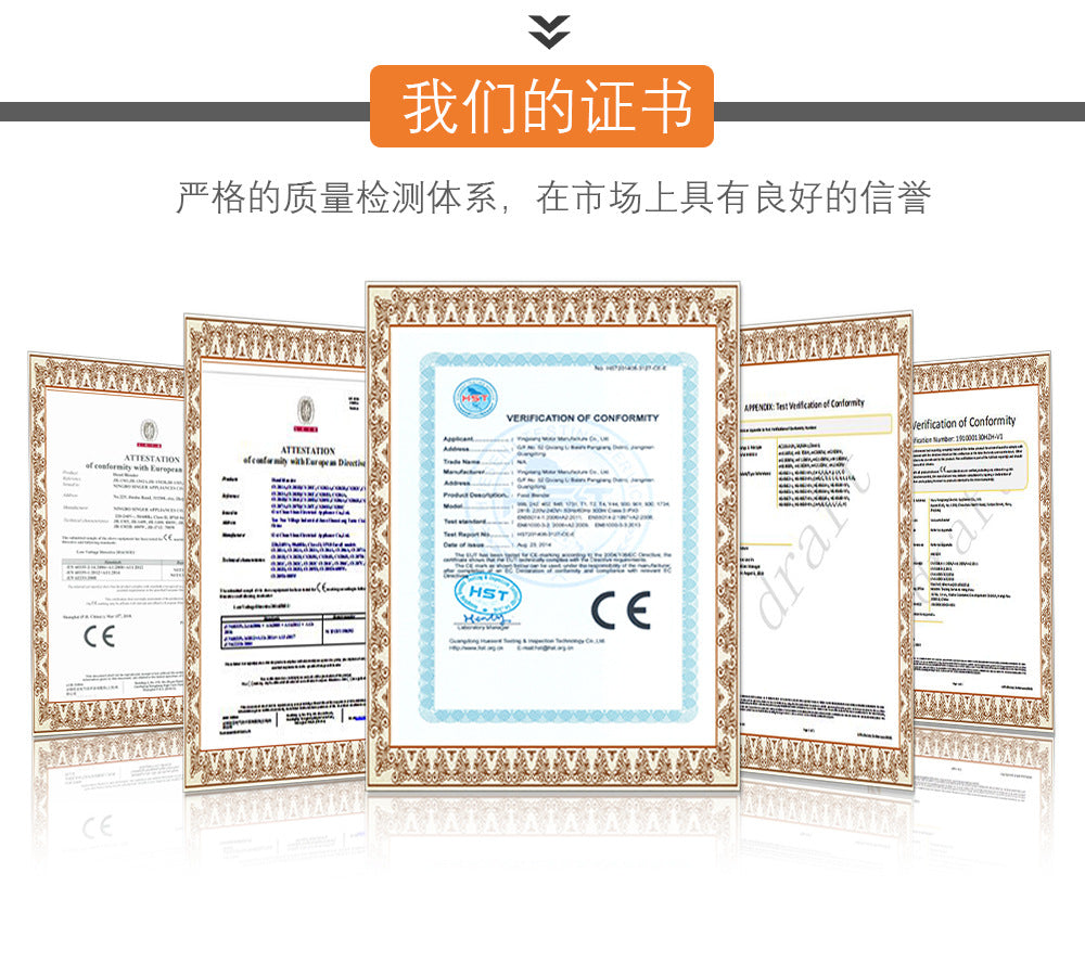 RAF EU Standard Electric Fresh Orange Juicer Household Automatic Juicer Lemon Orange Juice Cup Small Portable