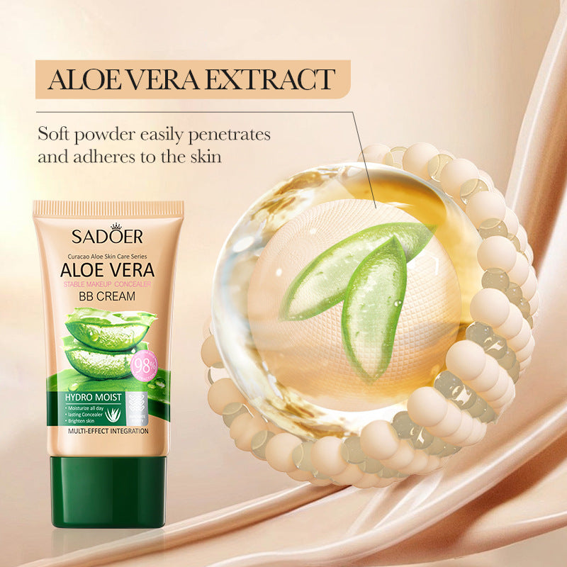 Aloe Vera Long-lasting Concealer BB Frost SADOER Contouring and Shaping Makeup BB Wholesale  Foreign Trade Frost