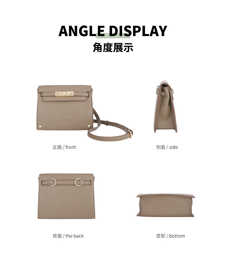 Original Design2024Autumn New Niche Versatile Crossbody Women's Textured Fashion Trendy Shoulder Bag