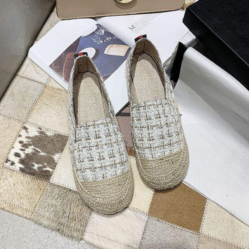 Women's Slip-On Fisherman Shoes2025Spring and Autumn New Style Flat Shallow Mouth Single Shoes Spring Fashion Versatile Non-Slip Maternity Shoes