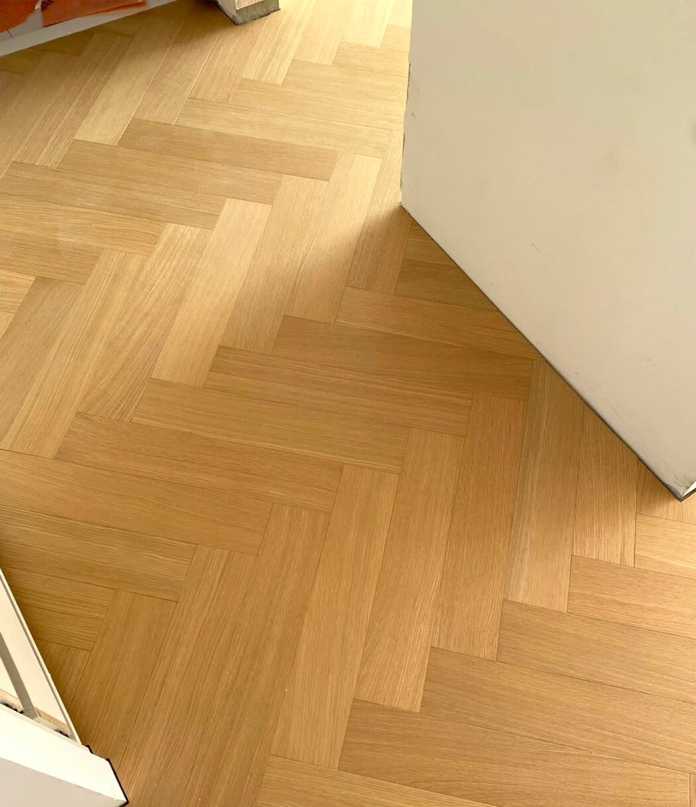 High Quality 14mm Custom Herringbone Oak Engineered Flooring | Modern Multi-Layer Wood Floor for Luxury Homes Living Rooms Parks
