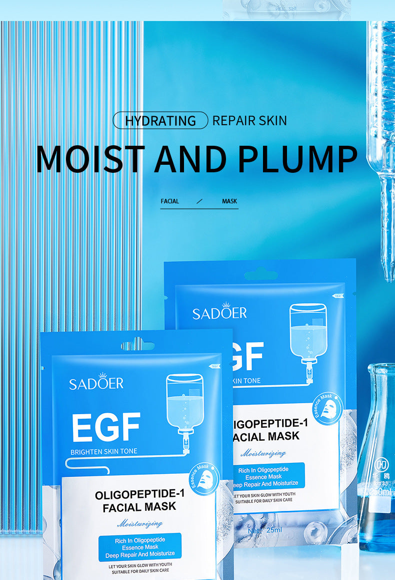 Mask SADOER Hyaluronic Acid Vitamin E Oligopeptide Hydrating Moisturizing Tablets  Foreign Trade Wholesale