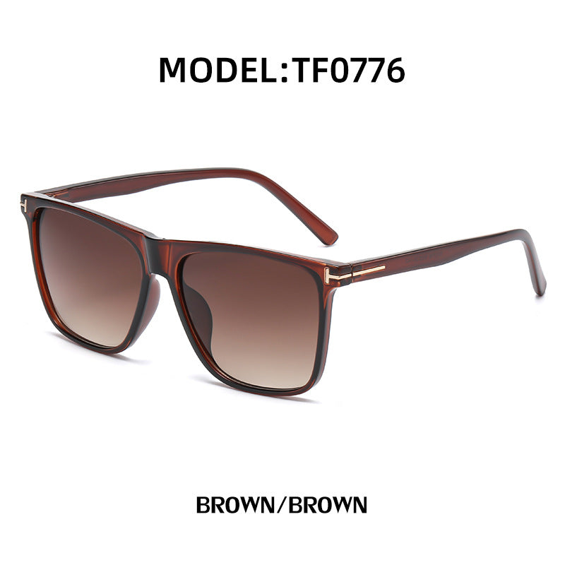 2025New style square frame sunglasses for women with a high-end feel ins Fashionable Men's Sunglasses with UV Protection sunglasses