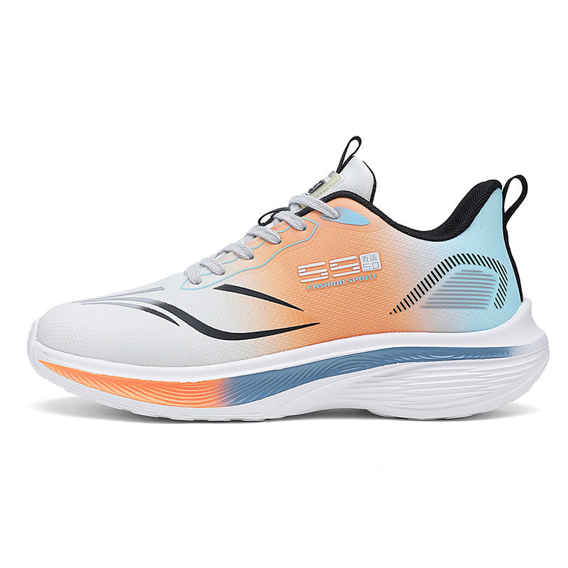 Autumn New Men's Mesh Breathable Sports Casual Running Shoes Ultra-light Thick-soled Non-slip Trendy Fashion Men's Shoes